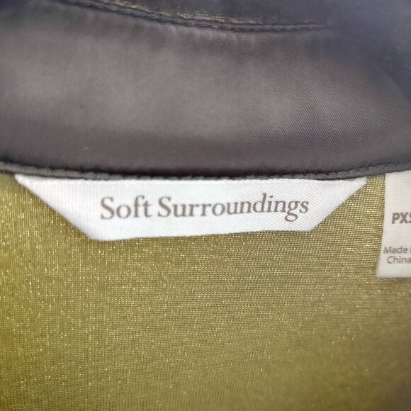 Soft Surroundings velvet velour boyfriend shirts - bundle of 4 - NWOT - size PXS - Picture 4 of 7